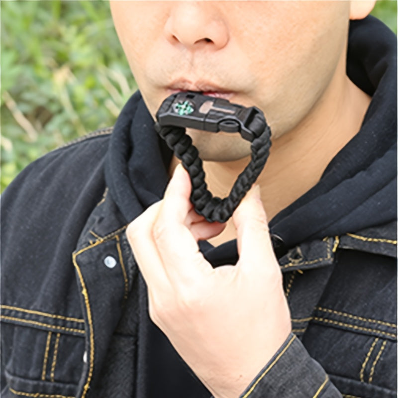 SURVIBRAID - 5-In-1 Survival Bracelet for Emergency Readiness