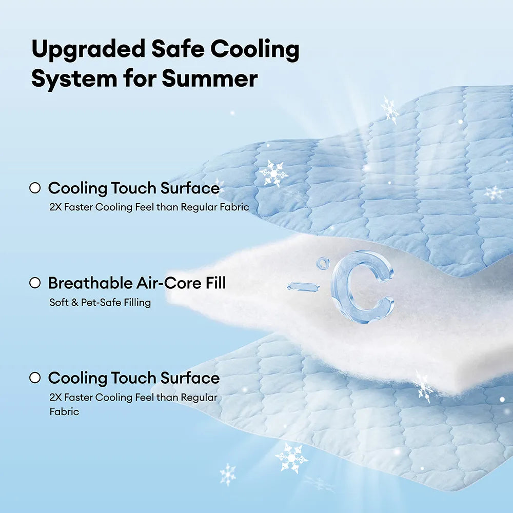 FROZELI - Reversible Cooling Dog Blanket That Protects Statement Seating