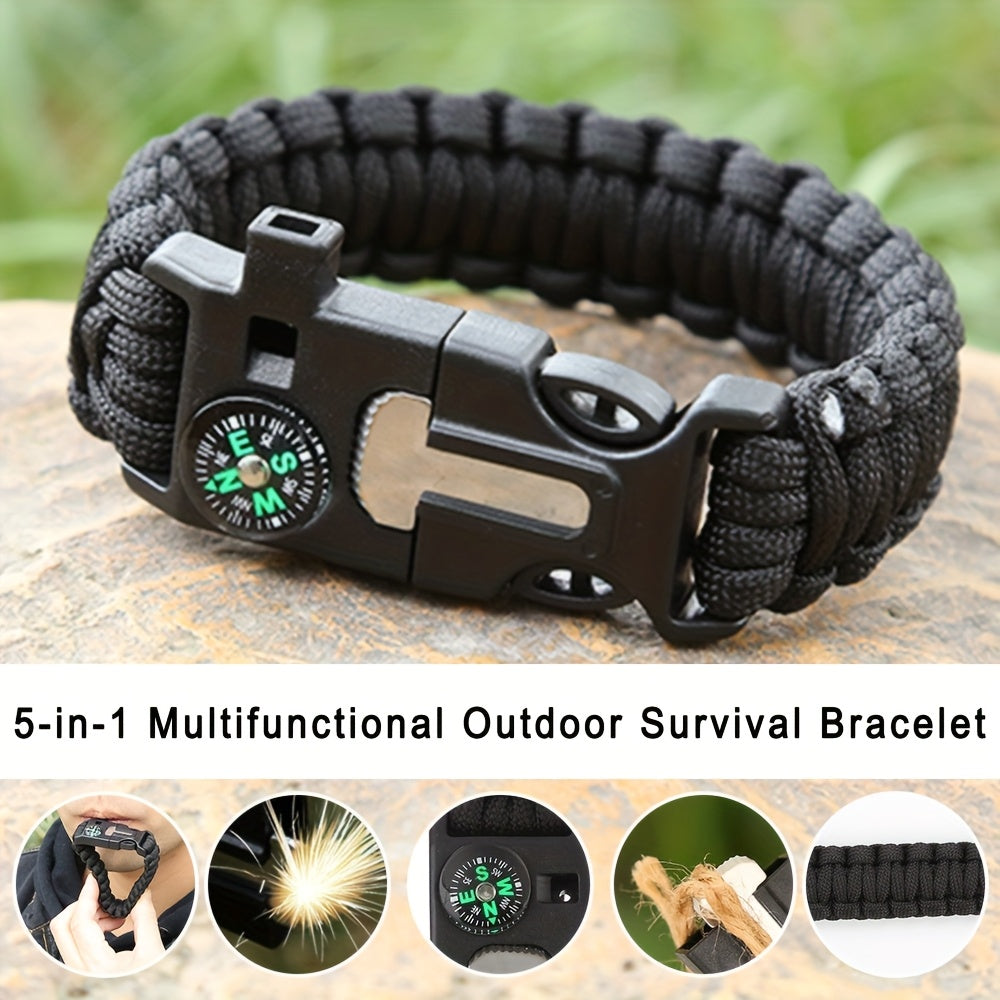 SURVIBRAID - 5-In-1 Survival Bracelet for Emergency Readiness