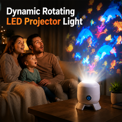 RIPPLELIGHT - Rotating LED Projector for a Calming Room Glow