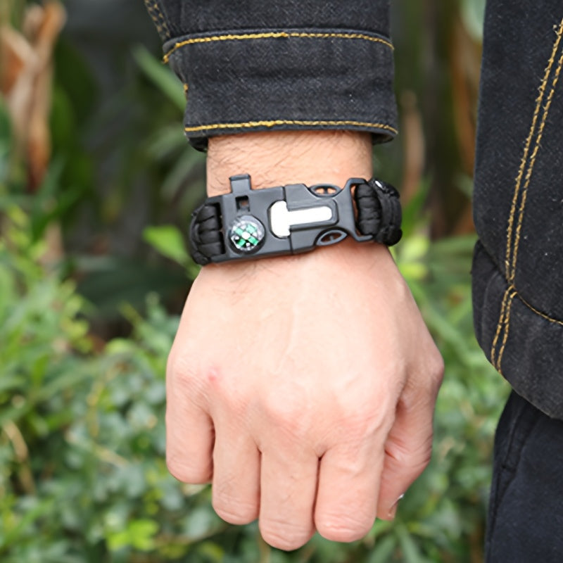 SURVIBRAID - 5-In-1 Survival Bracelet for Emergency Readiness