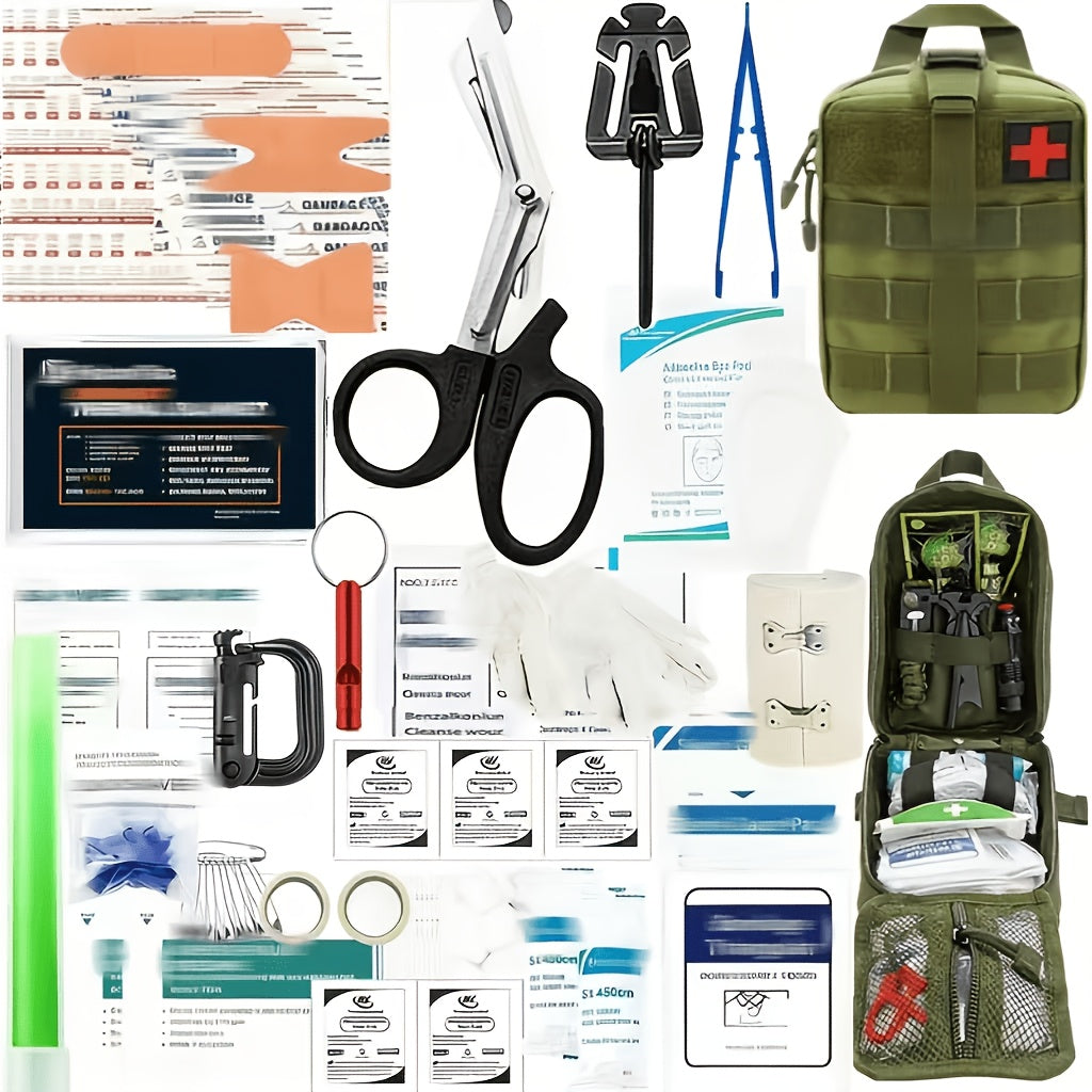 AIDVORA - Portable MOLLE First Aid Kit for Outdoor Emergencies