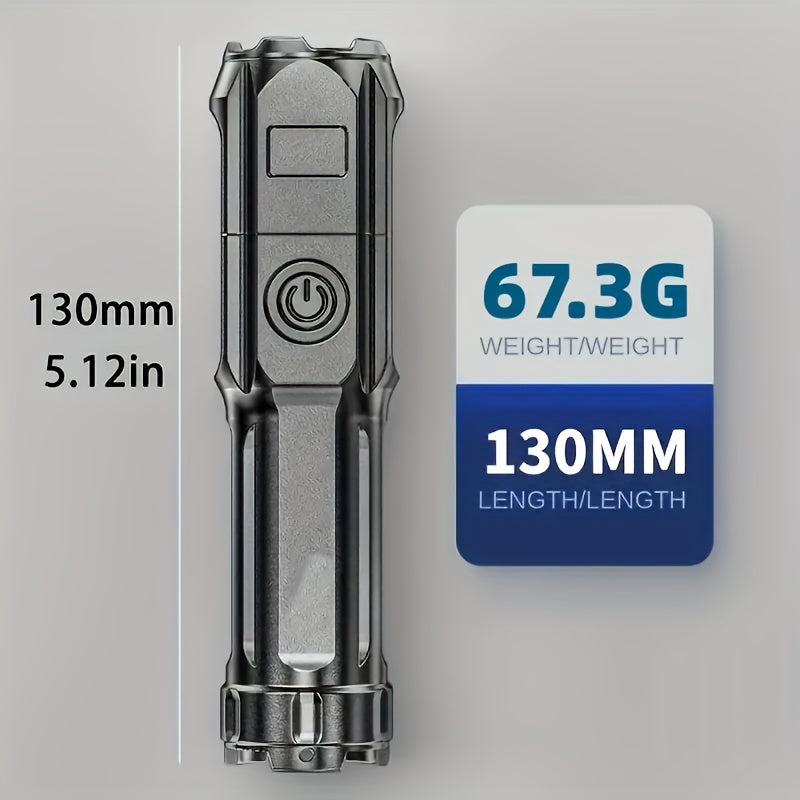 VAYLUME - Rechargeable Zoom Flashlight for Near and Far Visibility
