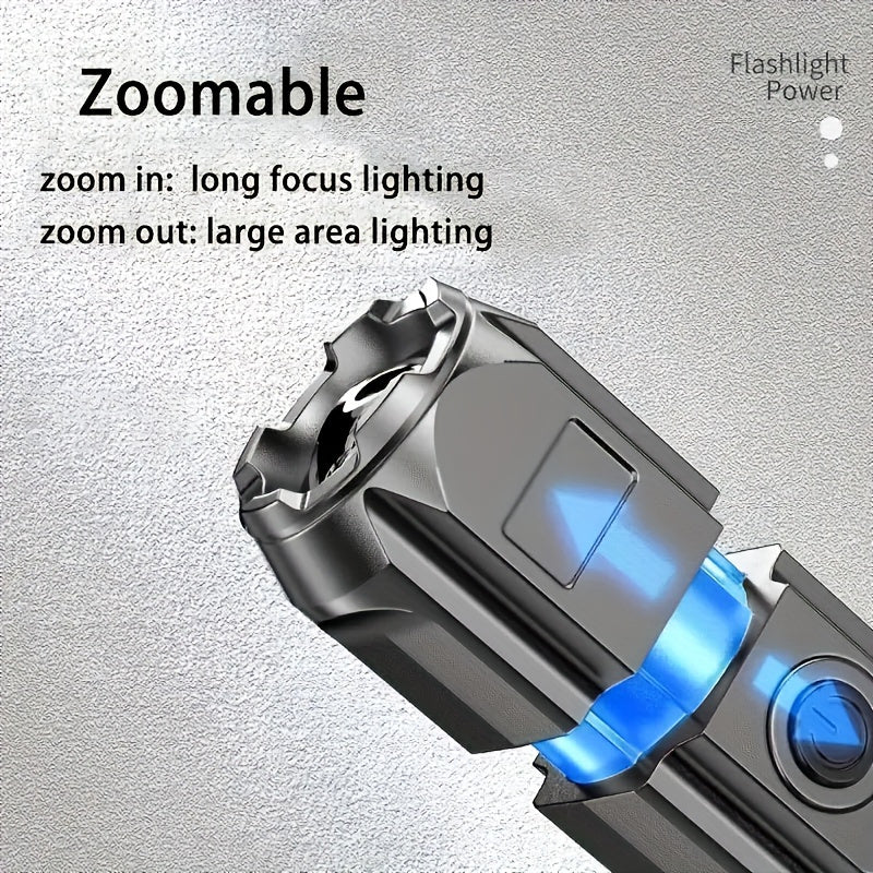 VAYLUME - Rechargeable Zoom Flashlight for Near and Far Visibility