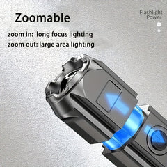 VAYLUME - Rechargeable Zoom Flashlight for Near and Far Visibility