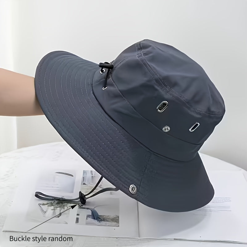 TREKIVA - Quick-Dry Bucket Hat for Windproof Sun Protection
