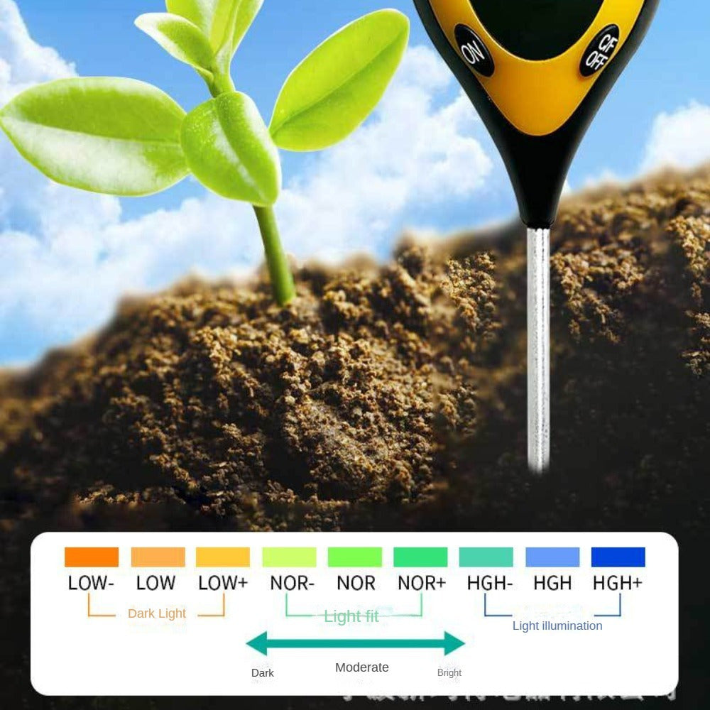 SOILMASTER - 4-in-1 Soil Meter for Healthier Plants
