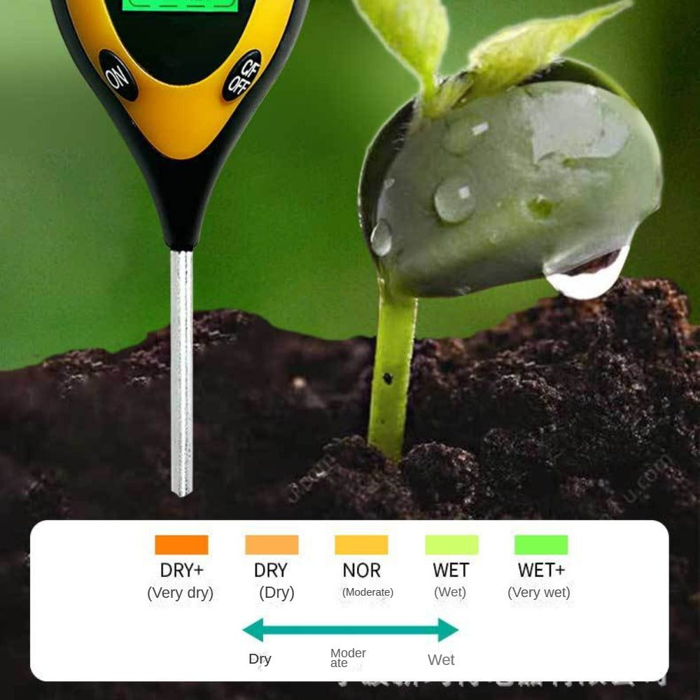 SOILMASTER - 4-in-1 Soil Meter for Healthier Plants
