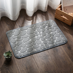 PEBLORA - Sculpted Bath Mat for Dry Floors and Safer Steps