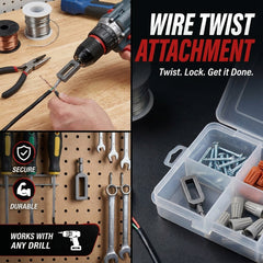 WIRLENO - Drill Wire Twister for Fast, Clean Connections