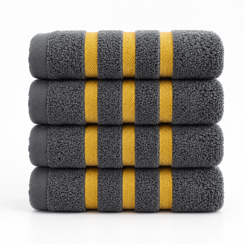 LUXEBLISS - 8-Piece Cotton Towel Set for Soft, Quick-Drying Comfort