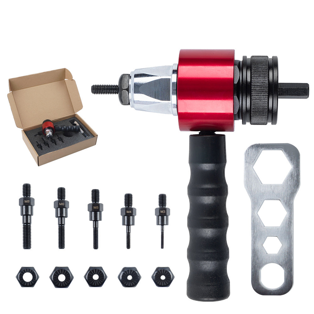 RIVELIQ - Drill Rivet Nut Adapter for Fast Work in Tight Spaces