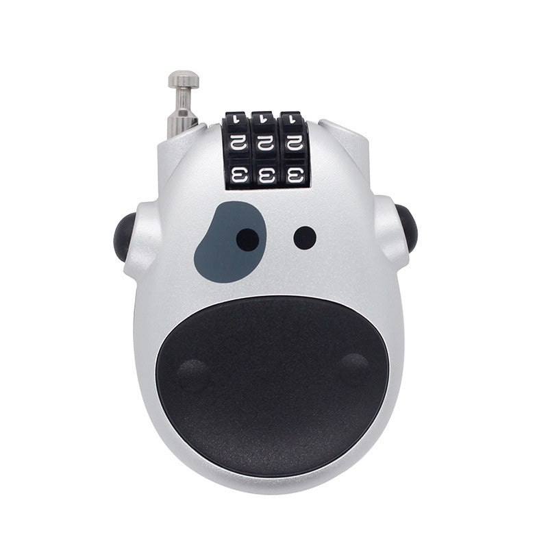 CABRIVO - Retractable Combination Cable Lock for Quick Security