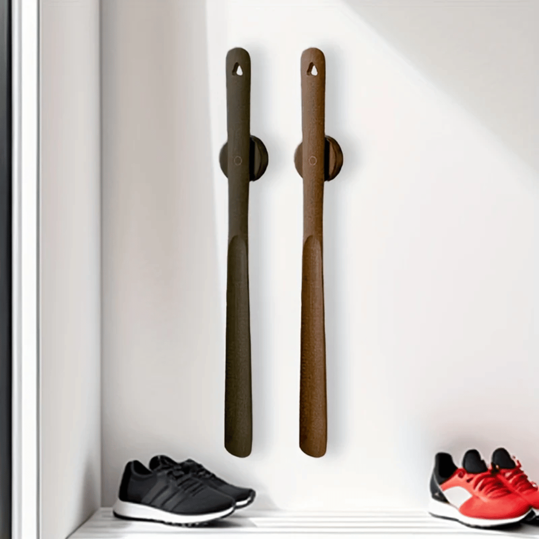 CALVYRA - Magnetic Beechwood Shoehorn for No-Bend Comfort