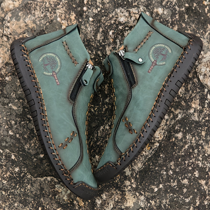 ZELVOR - Vintage Zip-Up Boots for Easy Everyday Wear