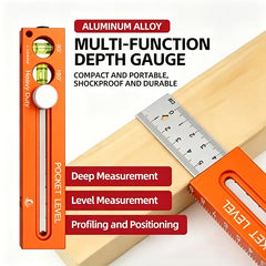 PRECISIO - 3-In-1 Measuring Tool for Accurate DIY Projects
