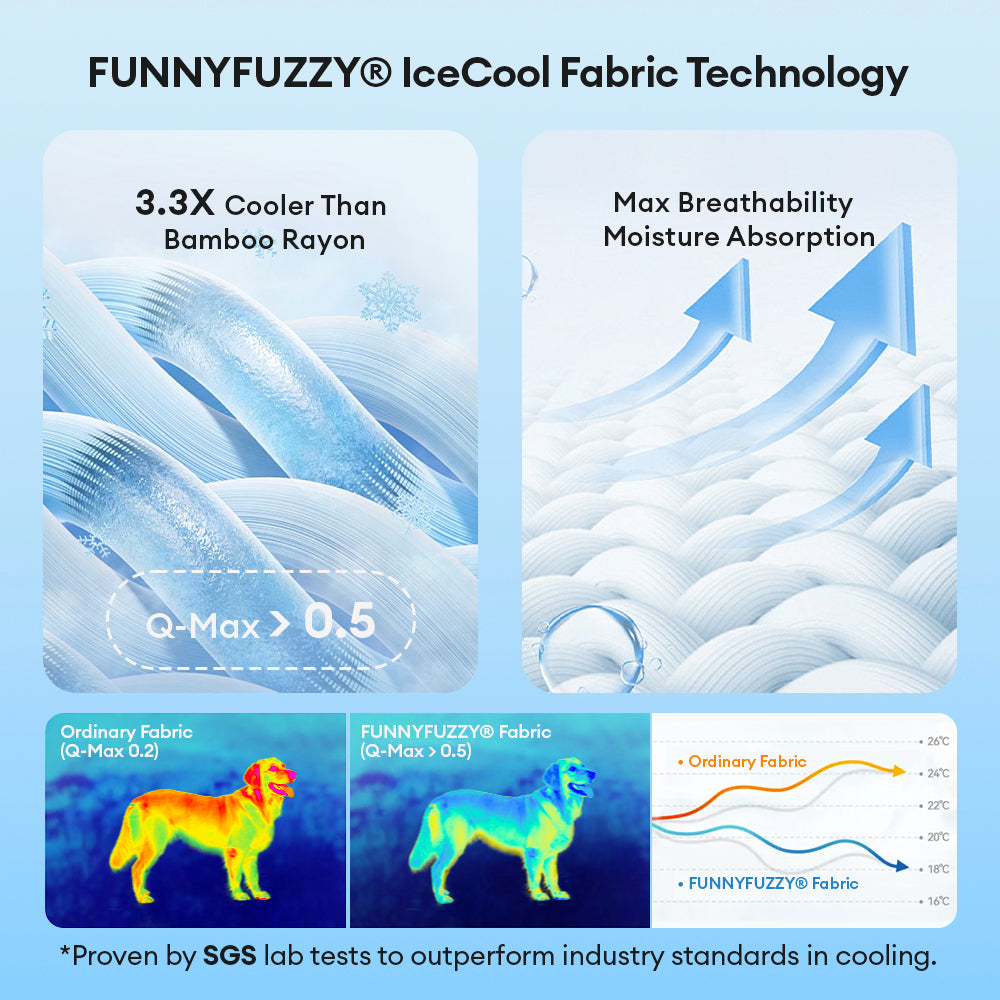 RAVYLO - Boat-Shaped Cooling Pet Bed for Summer Comfort