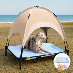 VAYLORA - Elevated Canopy Dog Bed for Cool Sheltered Rest