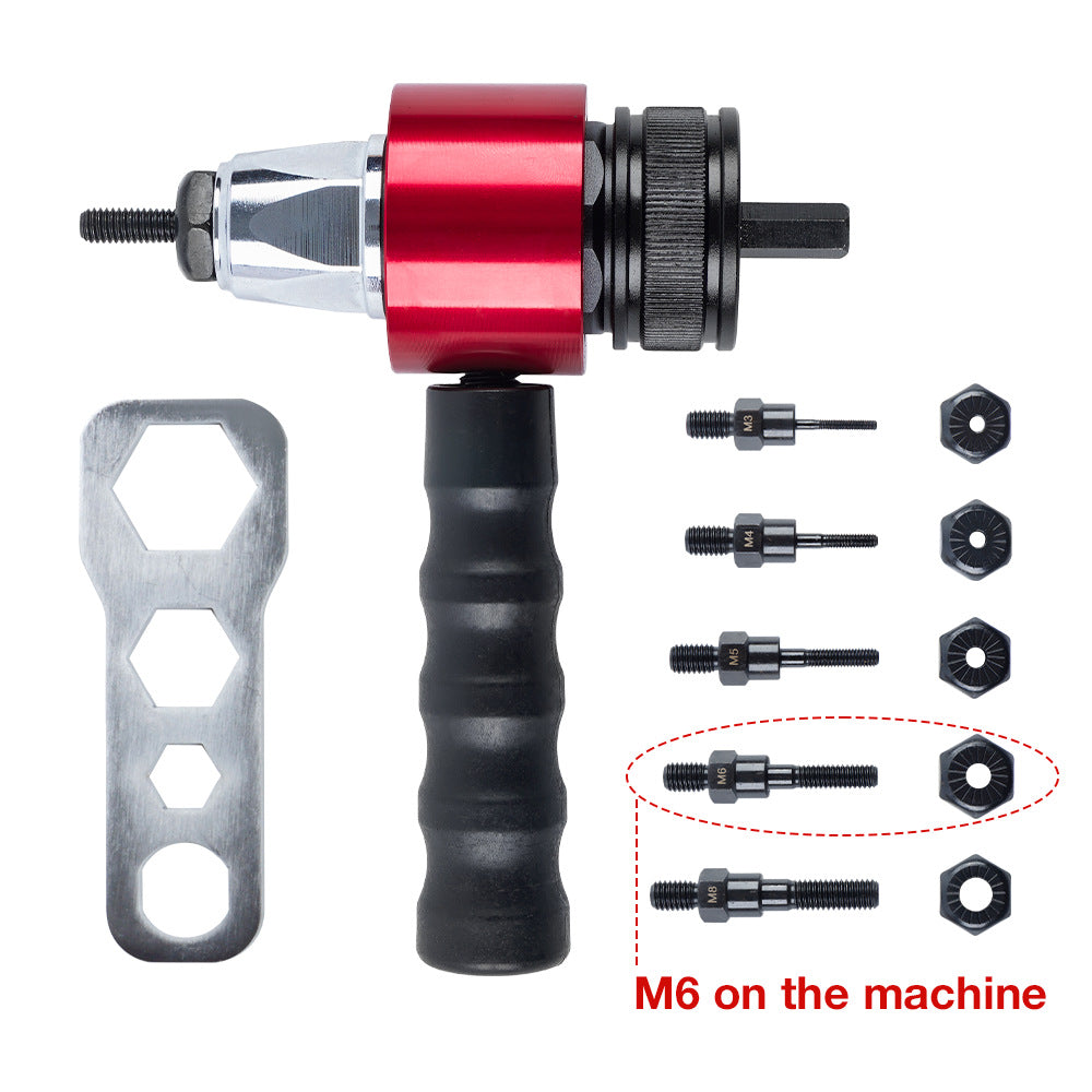 RIVELIQ - Drill Rivet Nut Adapter for Fast Work in Tight Spaces