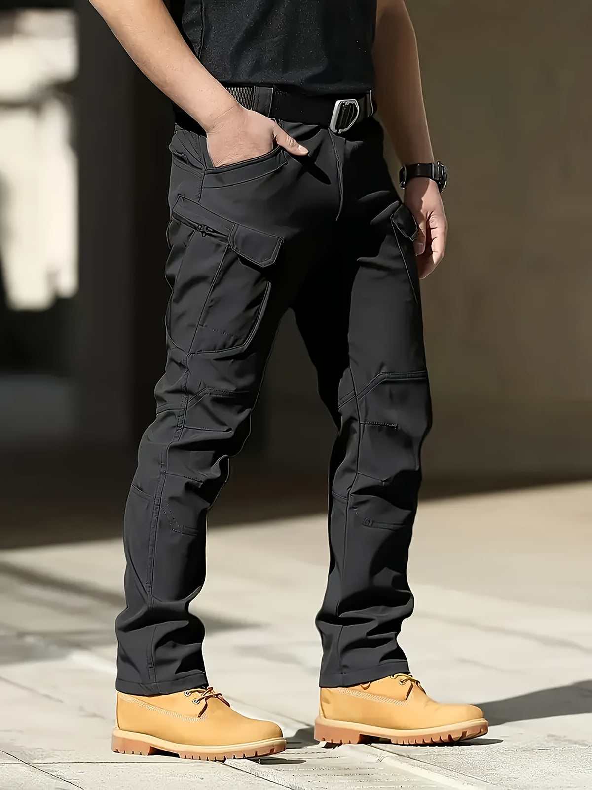 TAVRILO - Men's Stretch Cargo Pants for Easy Everyday Movement