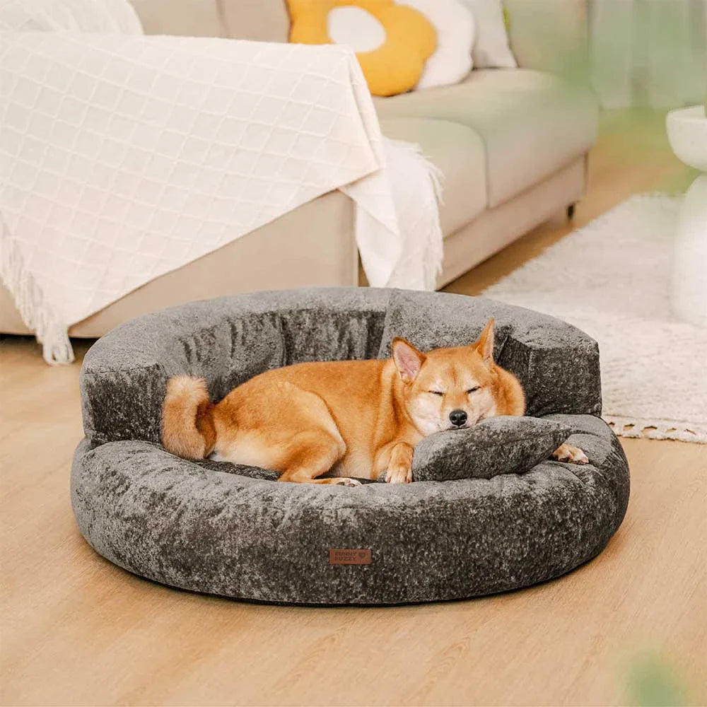PAVLUNE - Statement Velvet Dog Bed for Cushioned Joint Support