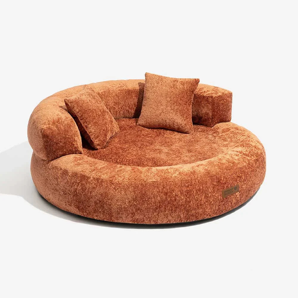 PAVLUNE - Statement Velvet Dog Bed for Cushioned Joint Support