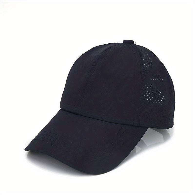 VELIQO - Quick-Dry Ponytail Cap for Comfortable Outdoor Wear