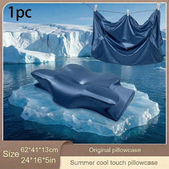VELYORA - Butterfly Neck Pillow Cover for Sculptural Seating Comfort