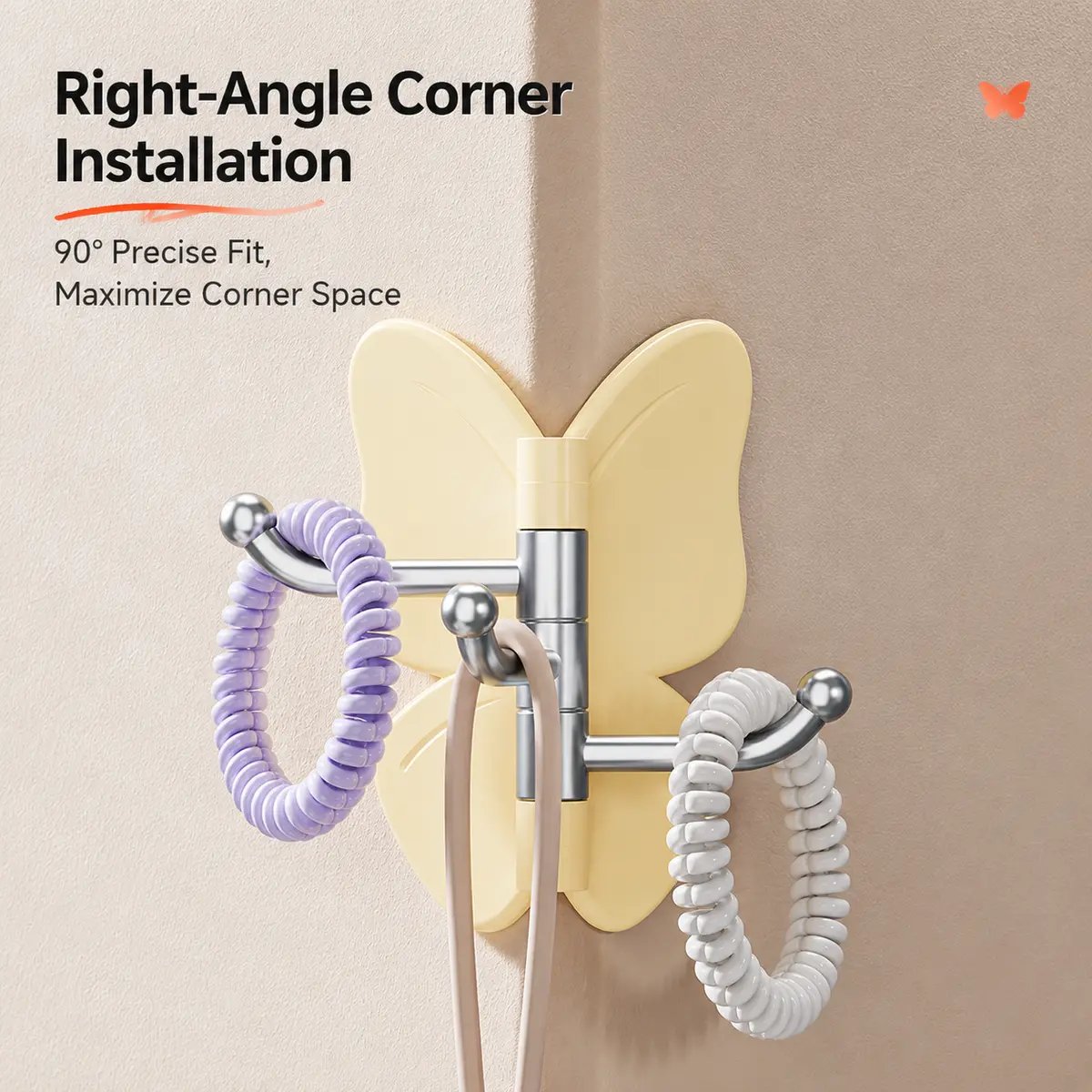 ROTAHOOK - Swivel Wall Hook for Flexible Clutter-Free Storage