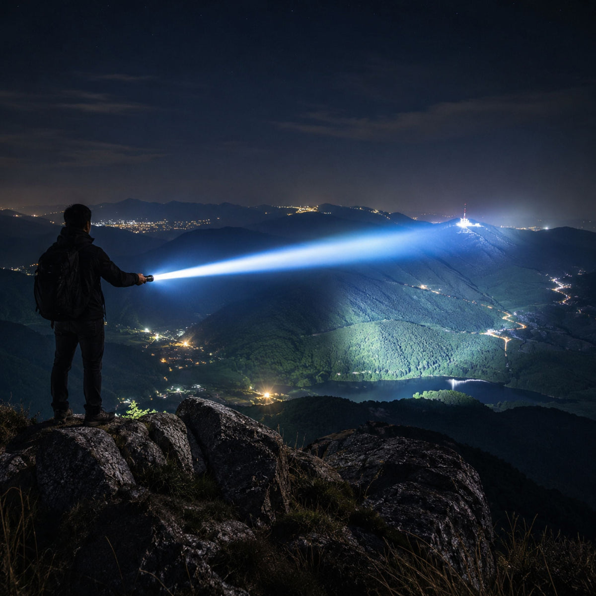 VAYLUXA - Rechargeable Tactical Flashlight for Emergency Visibility