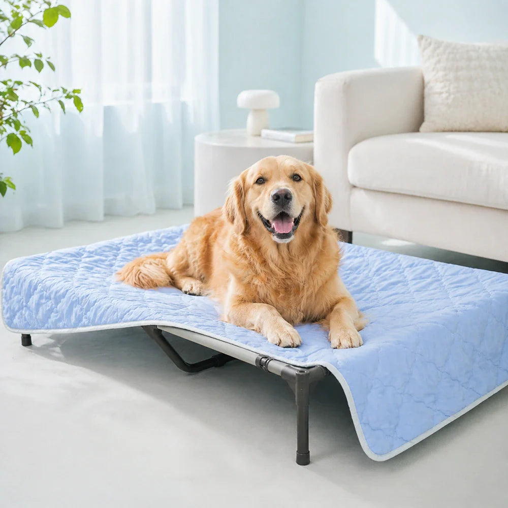FROZELI - Reversible Cooling Dog Blanket That Protects Statement Seating