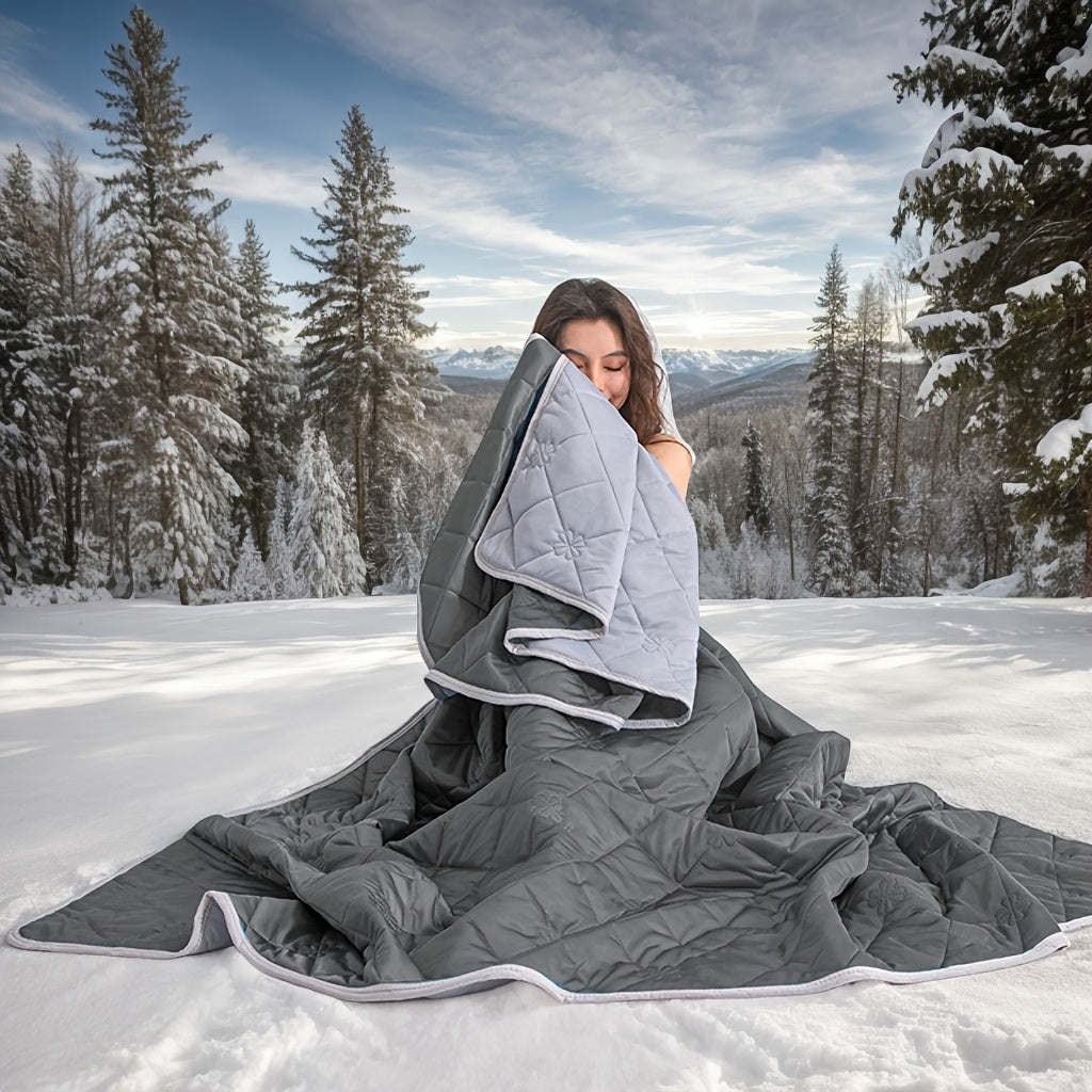 QUILVANE - Geometric Embossed Quilt That Adds Artful Texture