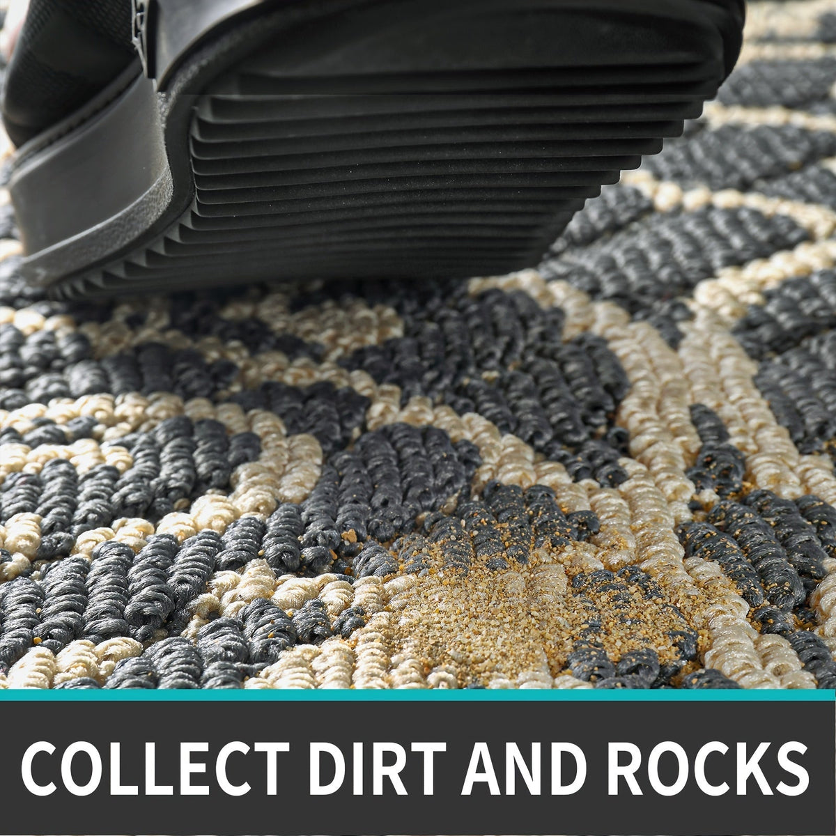 PUREHOME - Low-Profile Entryway Rug That Keeps Floors Clean