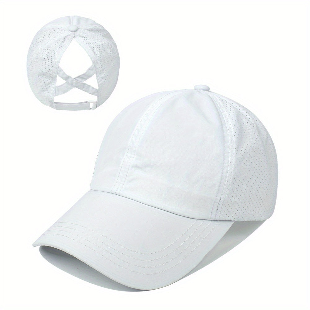 VELIQO - Quick-Dry Ponytail Cap for Comfortable Outdoor Wear