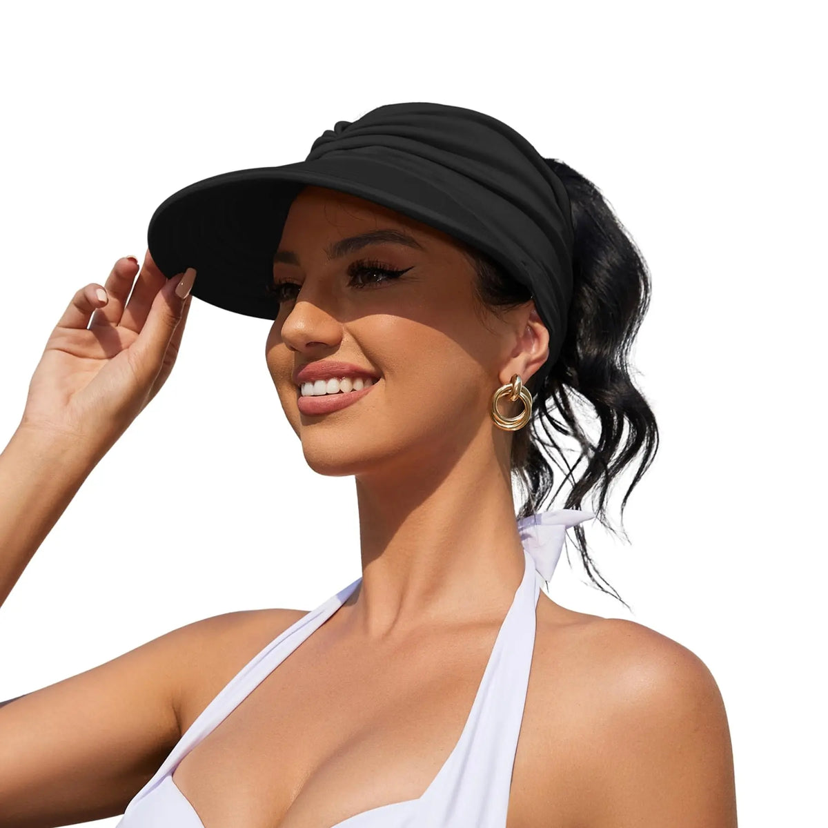 VYSOLAE - Ponytail Sun Visor for UPF 50+ Face Protection