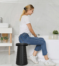 FOLDARA - Sculptural Folding Stool for Statement Seating Anywhere