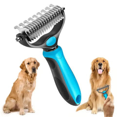COATGUARD - Dual-Sided Pet Comb for Easy Deshedding and Detangling