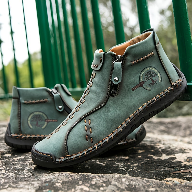 ZELVOR - Vintage Zip-Up Boots for Easy Everyday Wear