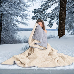 QUILVANE - Geometric Embossed Quilt That Adds Artful Texture