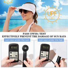 VYSOLAE - Ponytail Sun Visor for UPF 50+ Face Protection