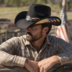 EAGLORY - Patriotic Cowboy Hat for Standout Anniversary Style