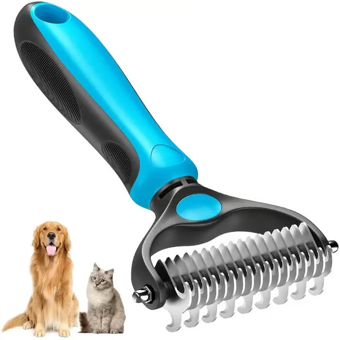 COATGUARD - Dual-Sided Pet Comb for Easy Deshedding and Detangling