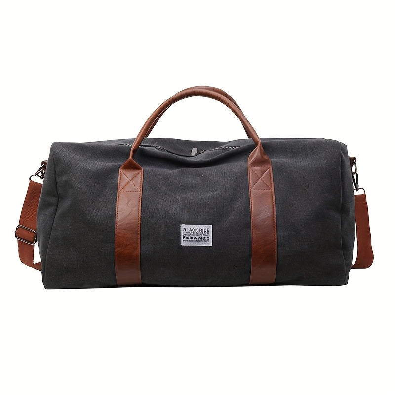 LUXIBAG - Washed Canvas Duffel Bag for Organized Travel