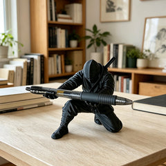 INKURAI - 3D-Printed Samurai Pen Holder for a Striking, Tidy Desk