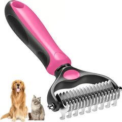 COATGUARD - Dual-Sided Pet Comb for Easy Deshedding and Detangling