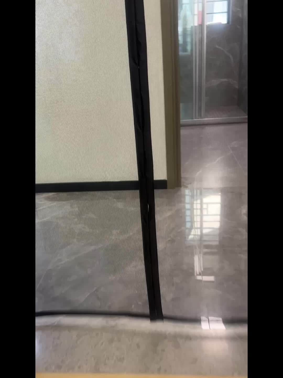 MAGNASEAL - Magnetic Mesh Door Curtain for Hands-Free Insect Control