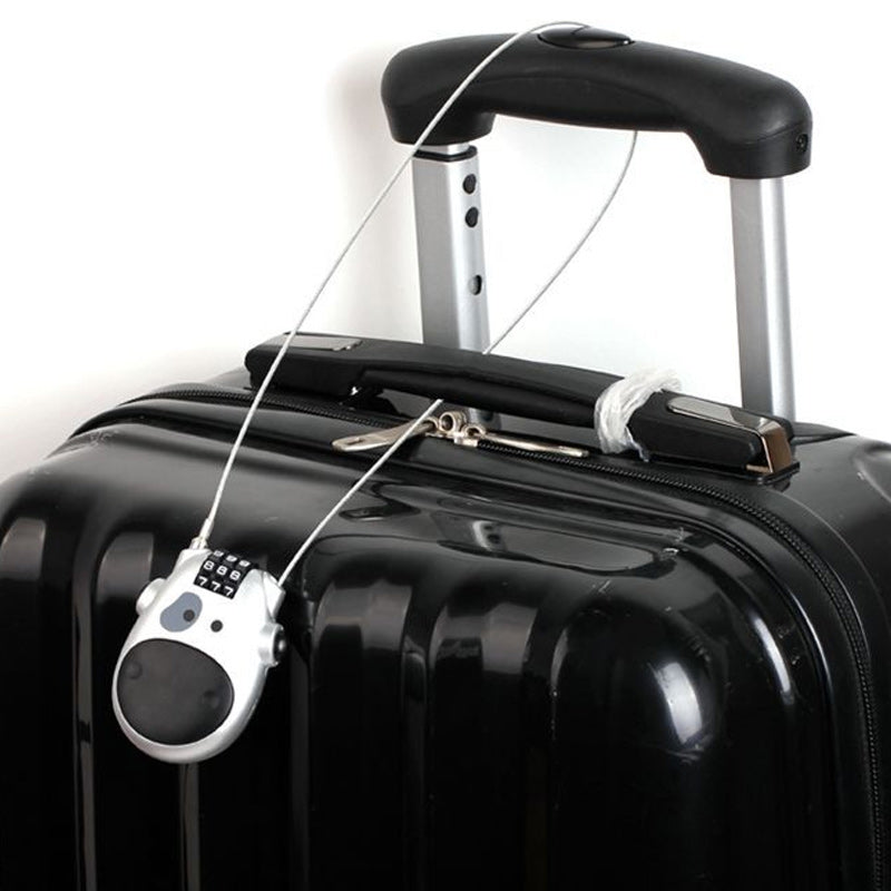 CABRIVO - Retractable Combination Cable Lock for Quick Security