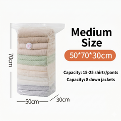 AERVIXA - Pump-Free Compression Bags for Space-Saving Storage