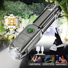 VAYLUME - Rechargeable Zoom Flashlight for Near and Far Visibility