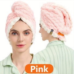 TRESSIVA - Oversized Microfiber Hair Towel for Faster Drying